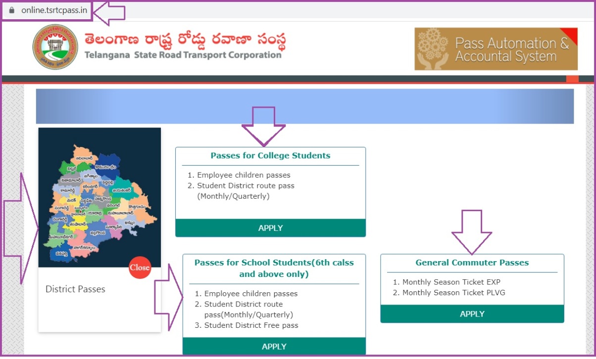 online.tsrtcpass.in