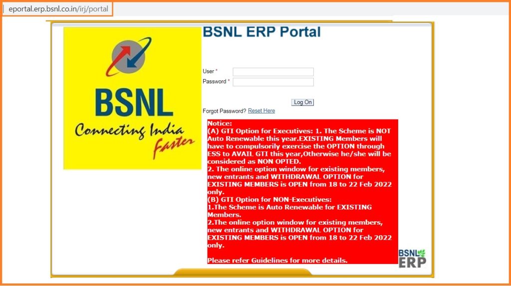 ERP BSNL BSNL Salary Slip 2024 Eportal.erp.bsnl.co.in/irj/portal Login